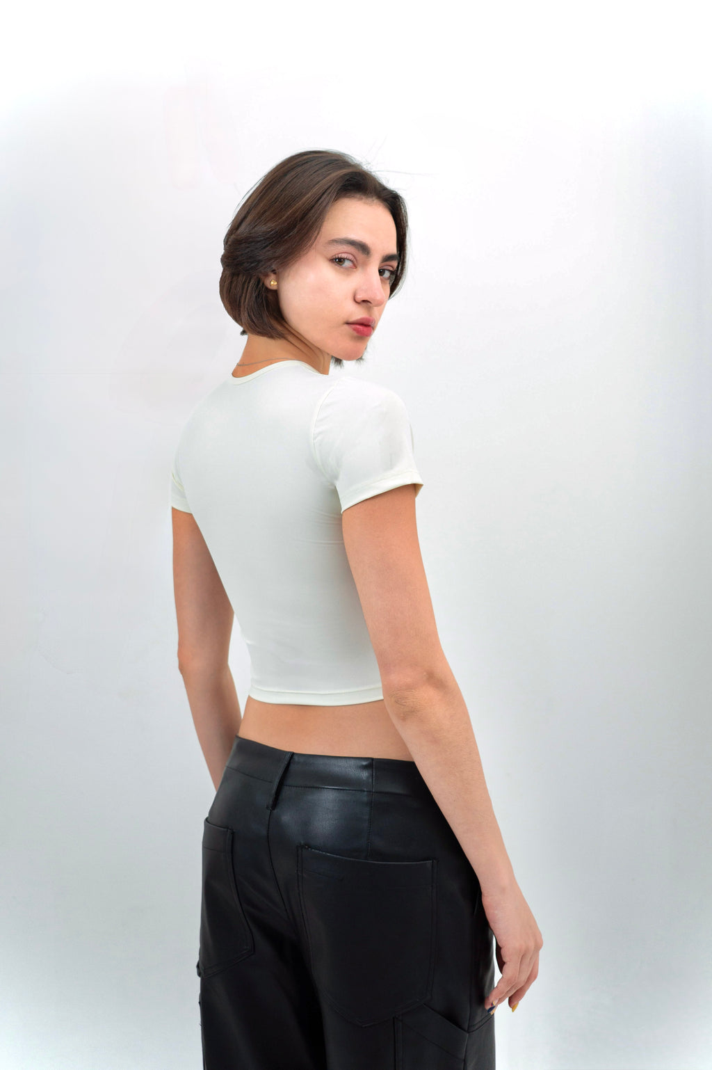 Baby Tee — Basic Collection 001 · Marfil
