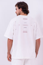 Camiseta Oversized Inside Out — UNSEEN (Blanco Hueso)