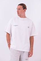 Camiseta Oversized Essentials002 · Blanco Hueso