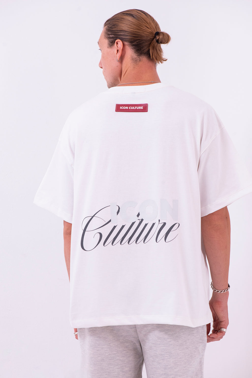 Camiseta Oversized Essentials002 · Blanco Hueso