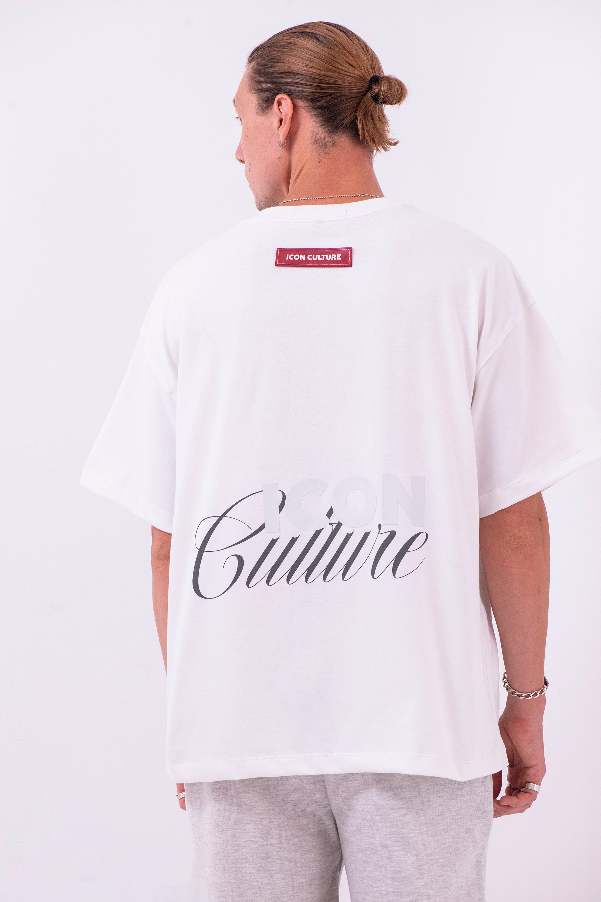 Camiseta Oversized Essentials002 · Blanco Hueso