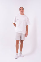 Camiseta Oversized Essentials002 · Blanco Hueso