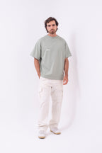 Camiseta Oversized Essentials002 · Verde Seco