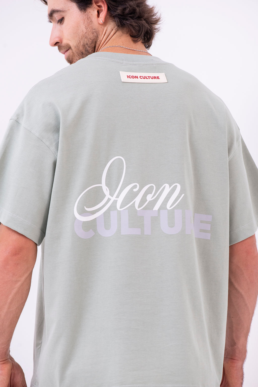 Camiseta Oversized Essentials002 · Verde Seco