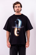 Camiseta Oversized Inside Out — DARK / WARM (Negro)