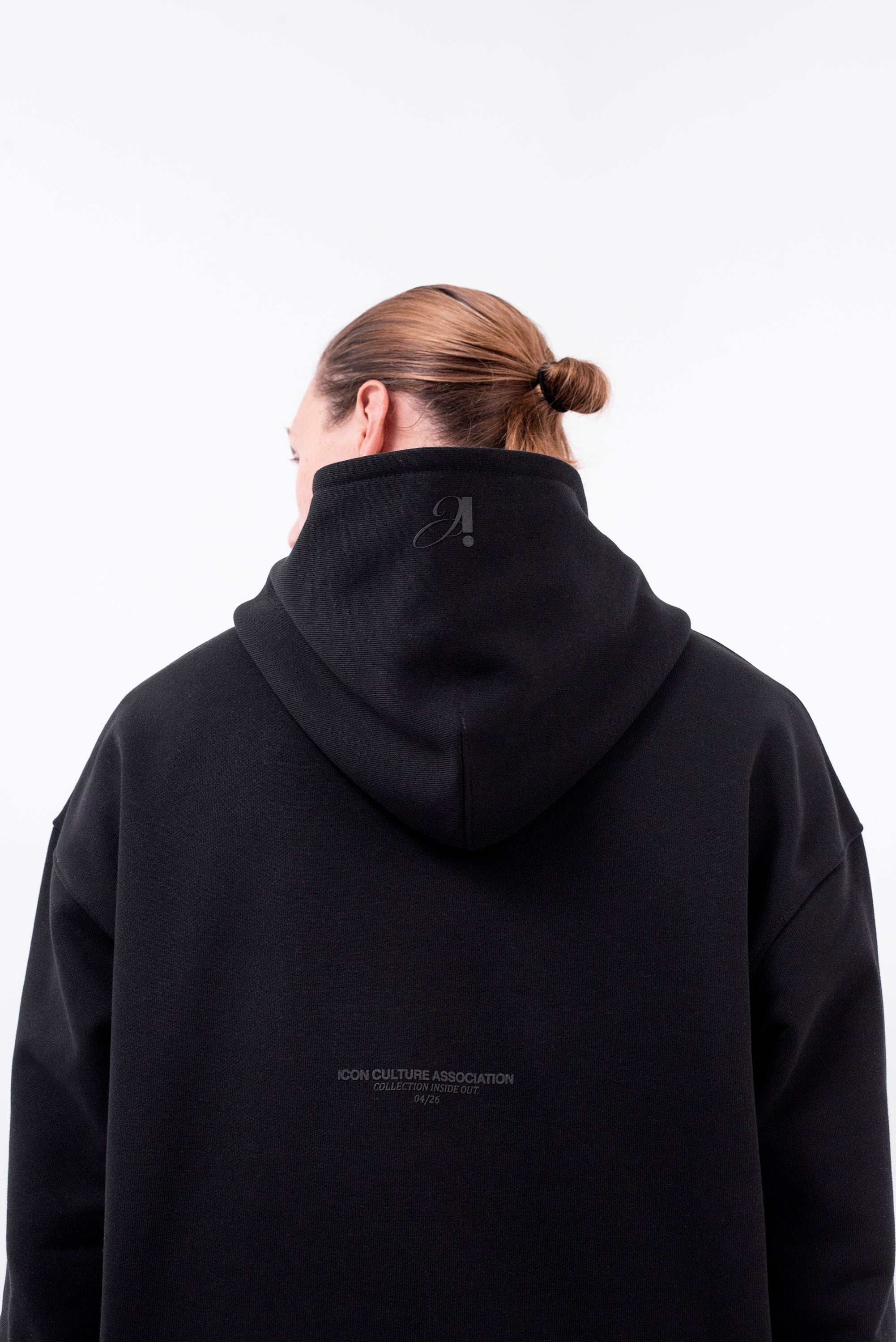 Hoodie Oversized Essentials · Negro