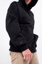 Hoodie Oversized Essentials · Negro