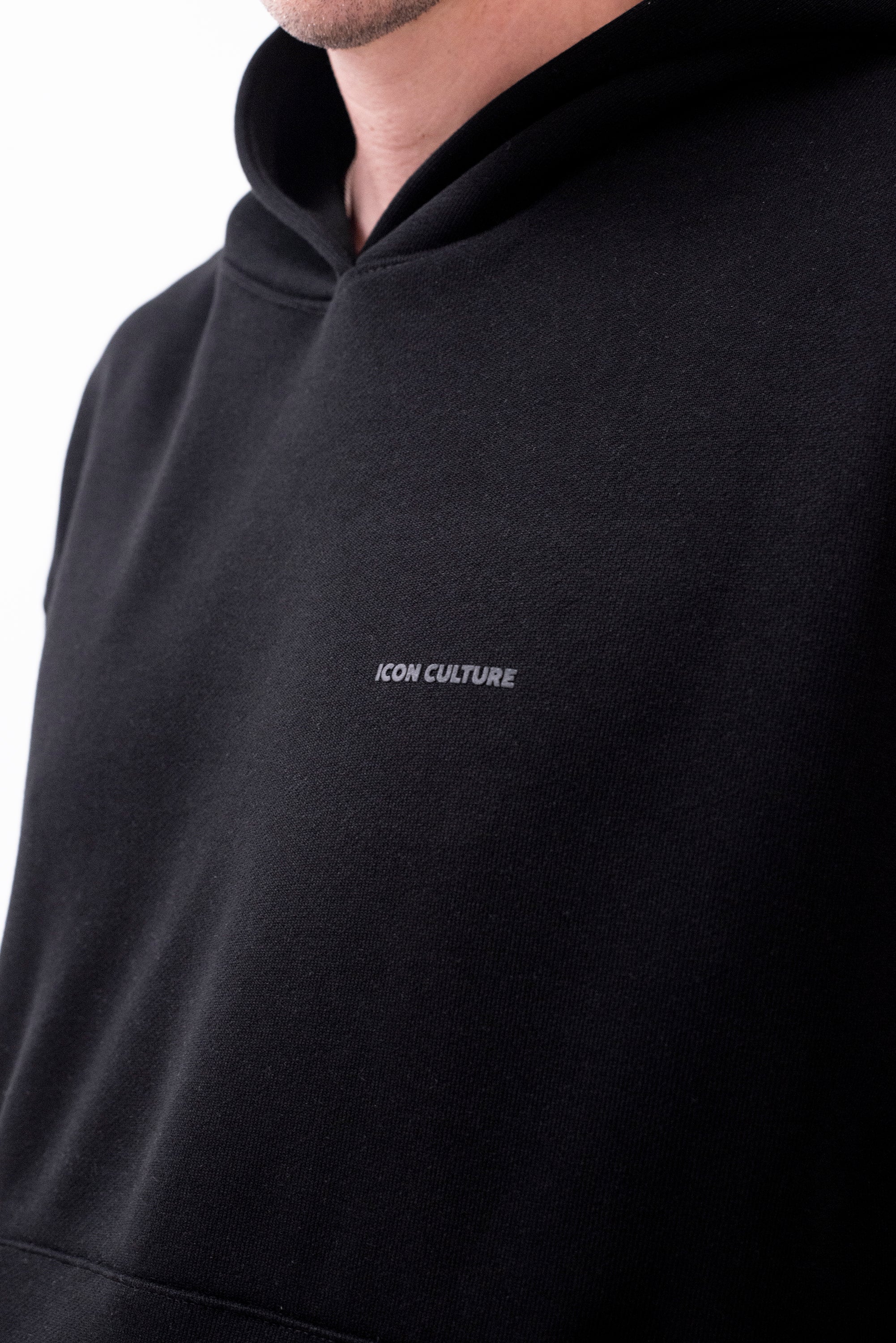 Hoodie Oversized Essentials · Negro