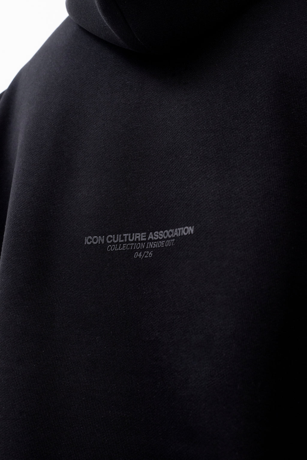 Hoodie Oversized Essentials · Negro