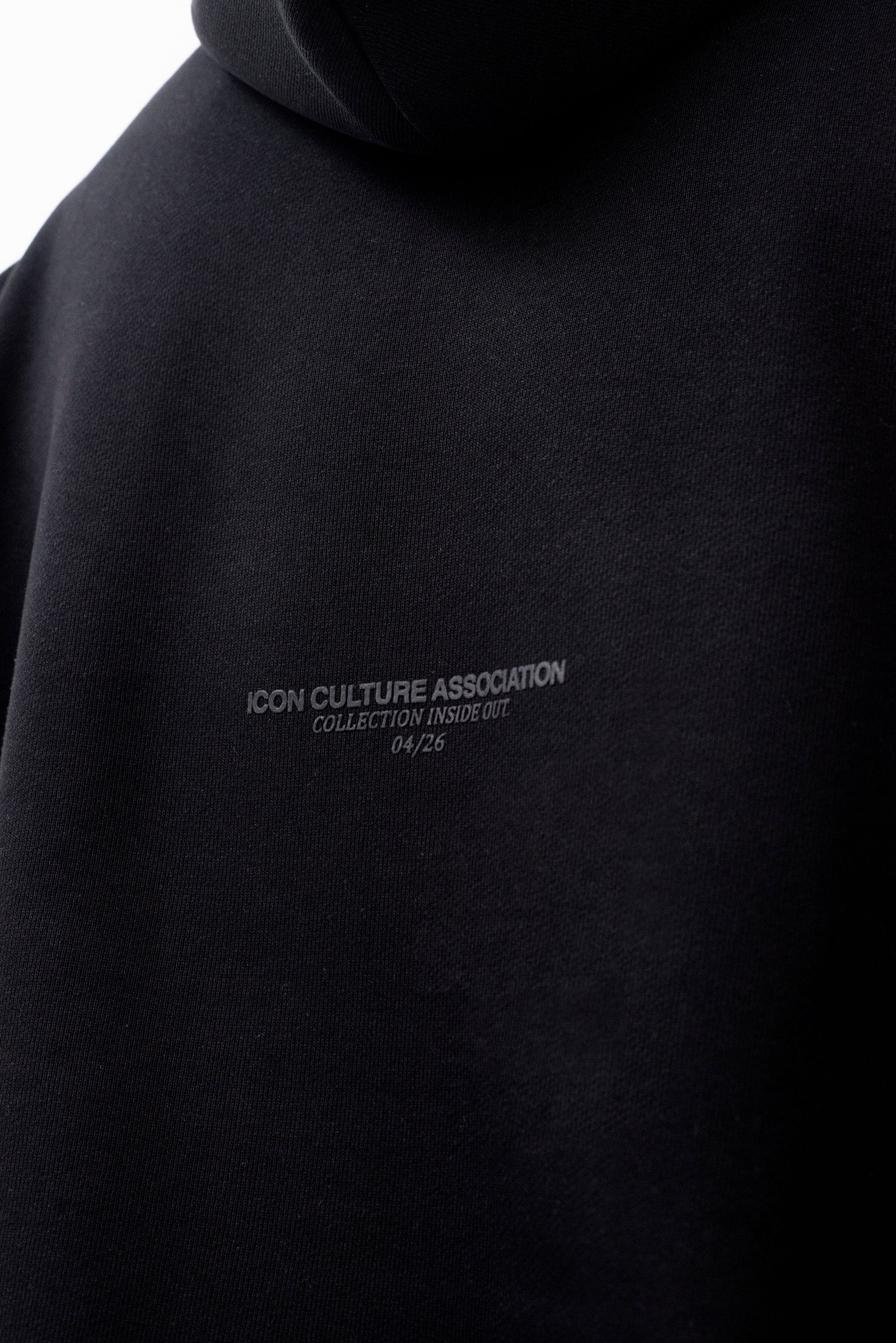 Hoodie Oversized Essentials · Negro