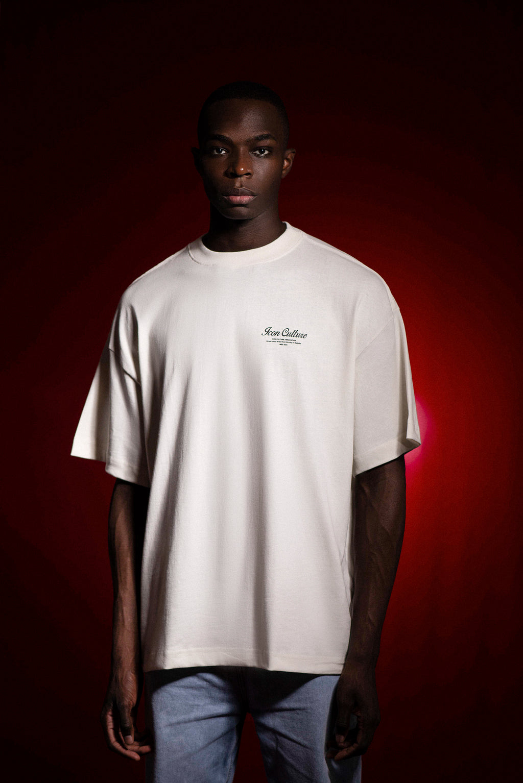 Camiseta Oversized Armagedon - Blanco Hueso