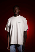 Camiseta Oversized Armagedon - Blanco Hueso