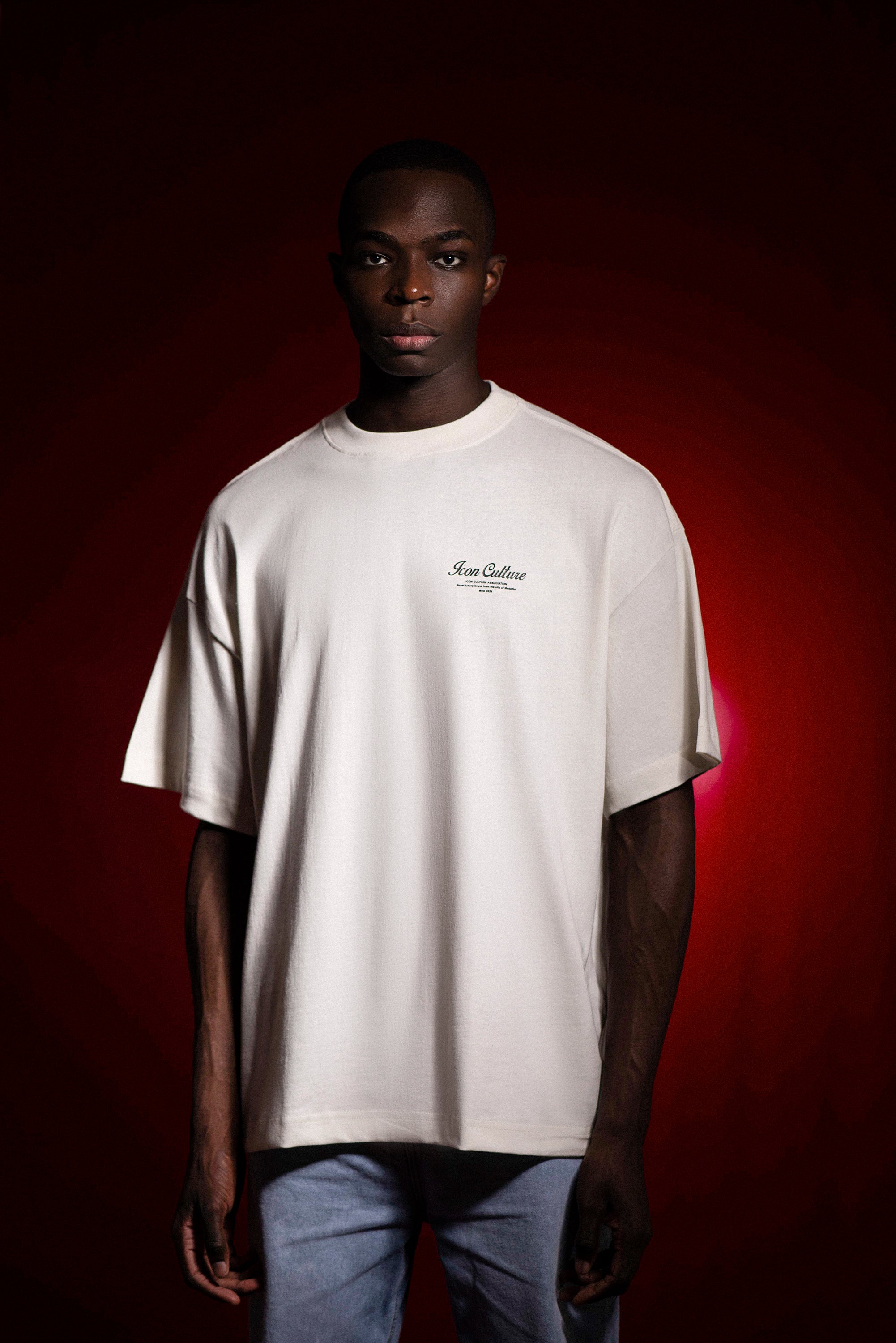 Camiseta Oversized Armagedon - Blanco Hueso