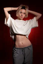 Camiseta Oversized Armagedon - Blanco Hueso