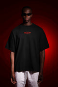 Camiseta Oversized Armagedon - Negro Oscuro