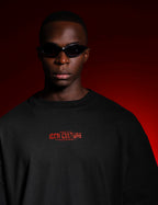 Camiseta Oversized Armagedon - Negro Oscuro