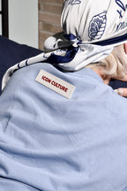 Camiseta Oversized Essentials - Azul Maya