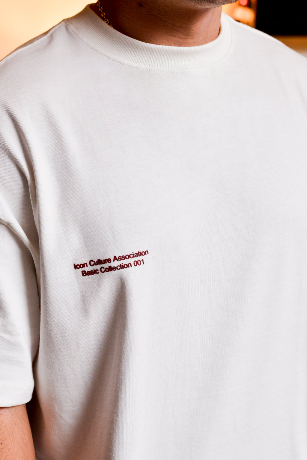 Camiseta Oversized Essentials - Blanco