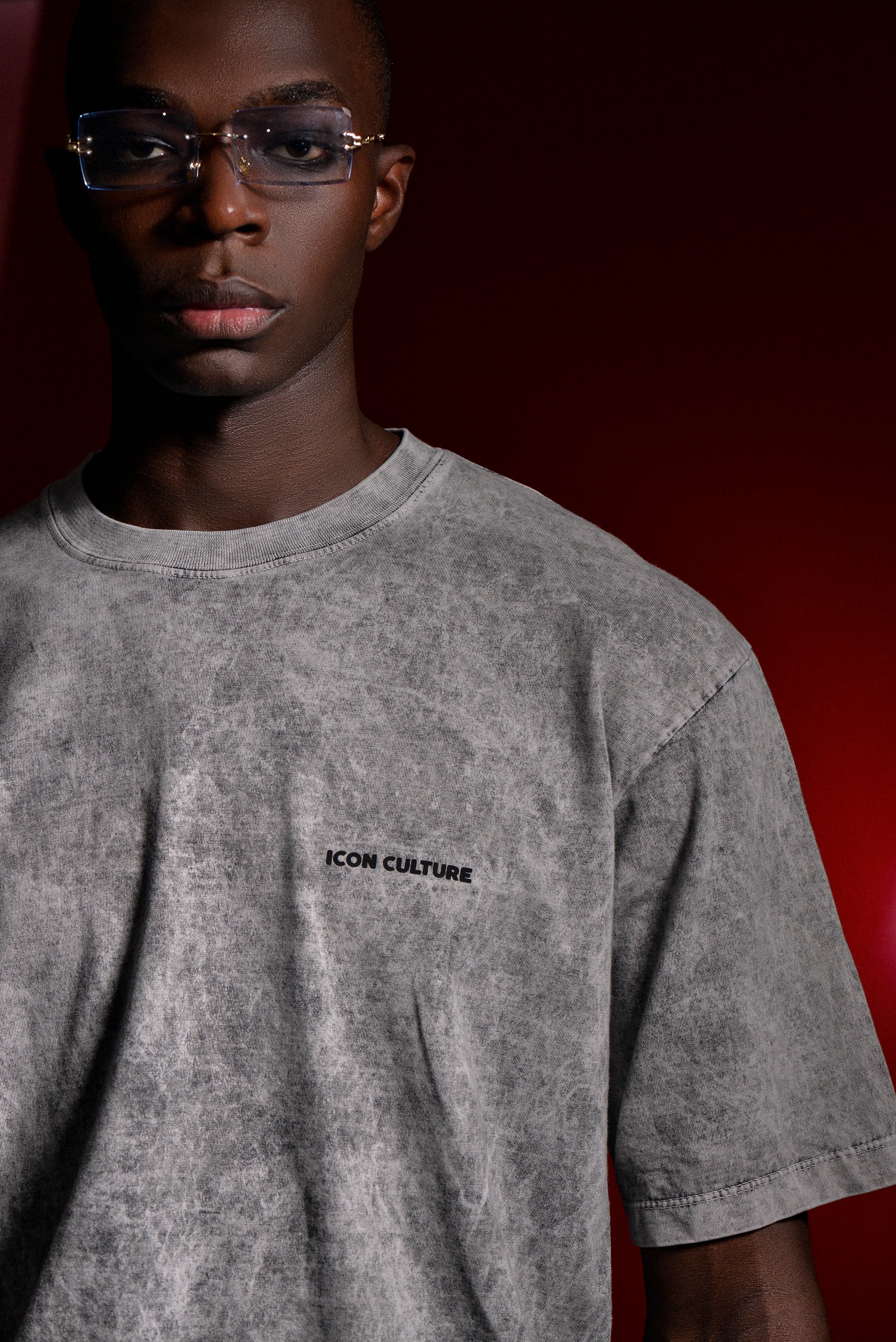 Camiseta Oversized Essentials - Gris