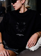 Camiseta Oversized Essentials - Negro